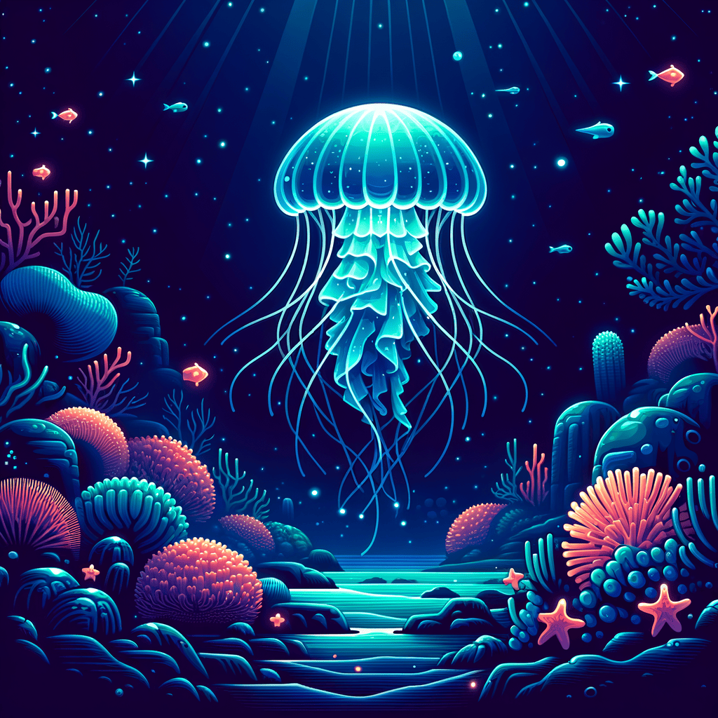 Deep Sea Fortune Jellyfish